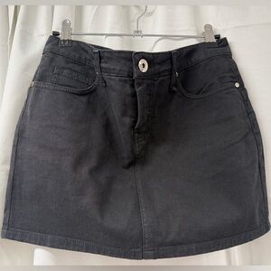 Fiorucci Black Mini Skirt Size- 26 NWOT